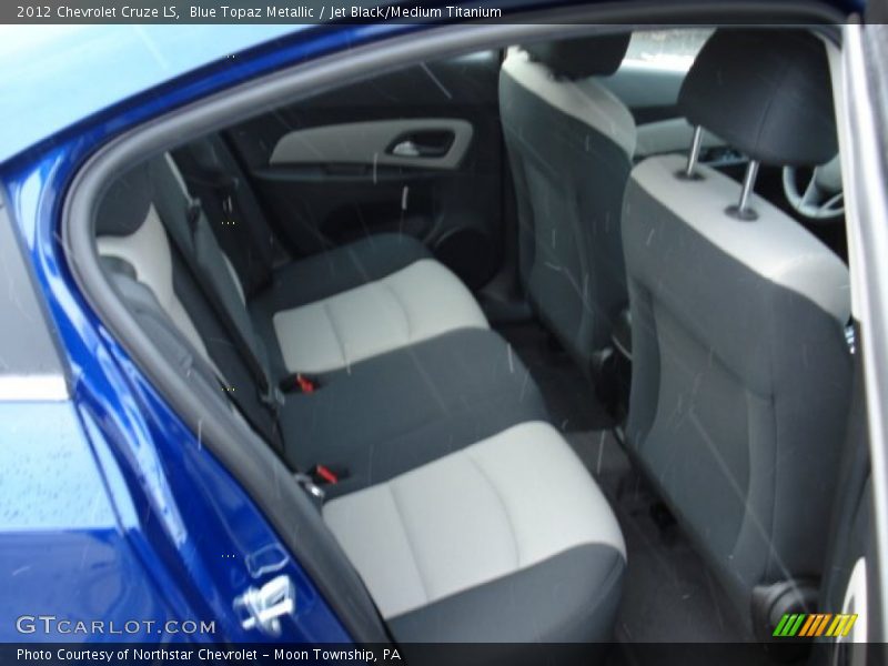 Blue Topaz Metallic / Jet Black/Medium Titanium 2012 Chevrolet Cruze LS
