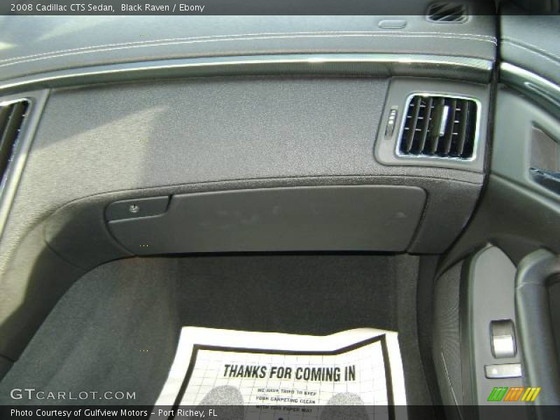 Black Raven / Ebony 2008 Cadillac CTS Sedan