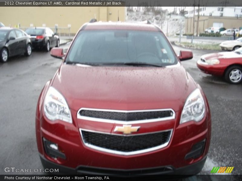 Cardinal Red Metallic / Jet Black 2012 Chevrolet Equinox LT AWD