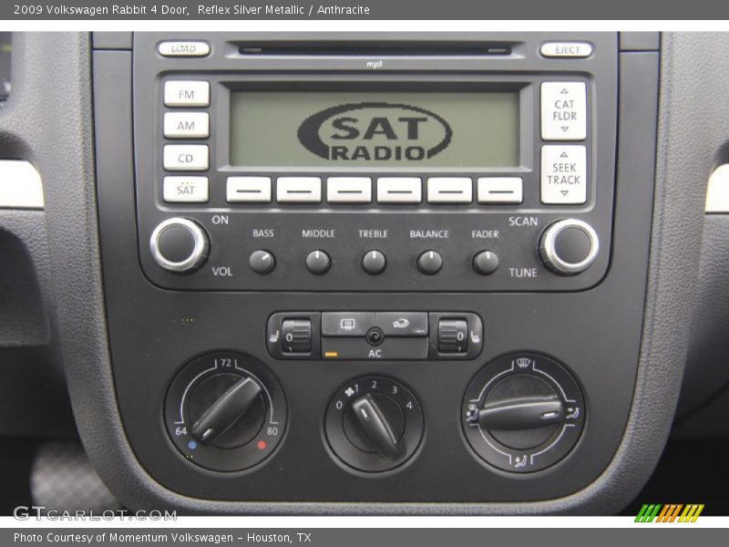 Controls of 2009 Rabbit 4 Door