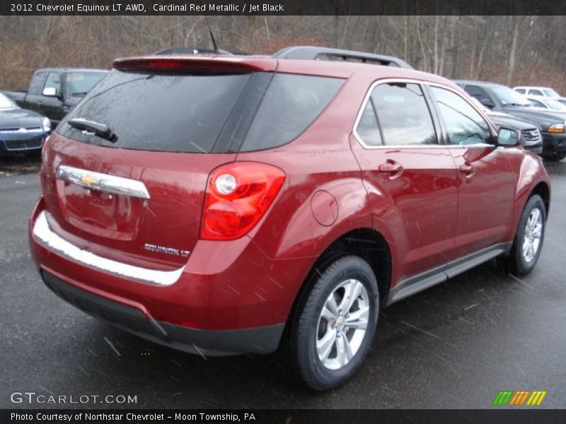 Cardinal Red Metallic / Jet Black 2012 Chevrolet Equinox LT AWD