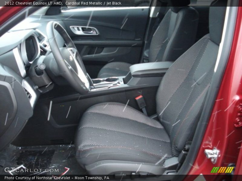 Cardinal Red Metallic / Jet Black 2012 Chevrolet Equinox LT AWD