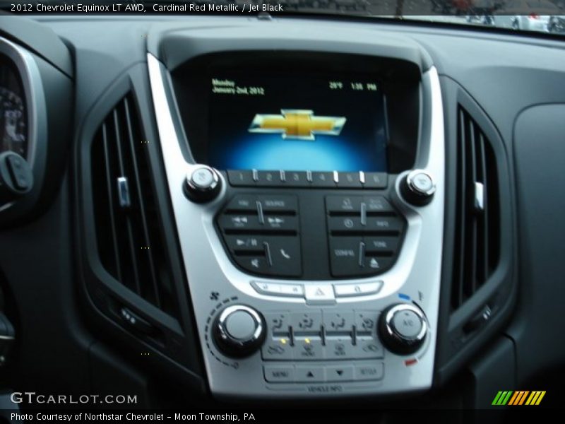 Cardinal Red Metallic / Jet Black 2012 Chevrolet Equinox LT AWD