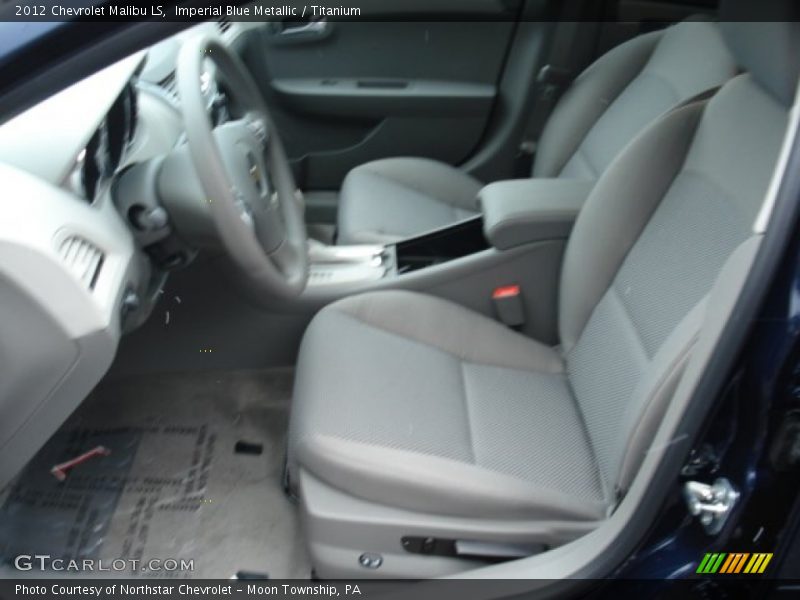 Imperial Blue Metallic / Titanium 2012 Chevrolet Malibu LS