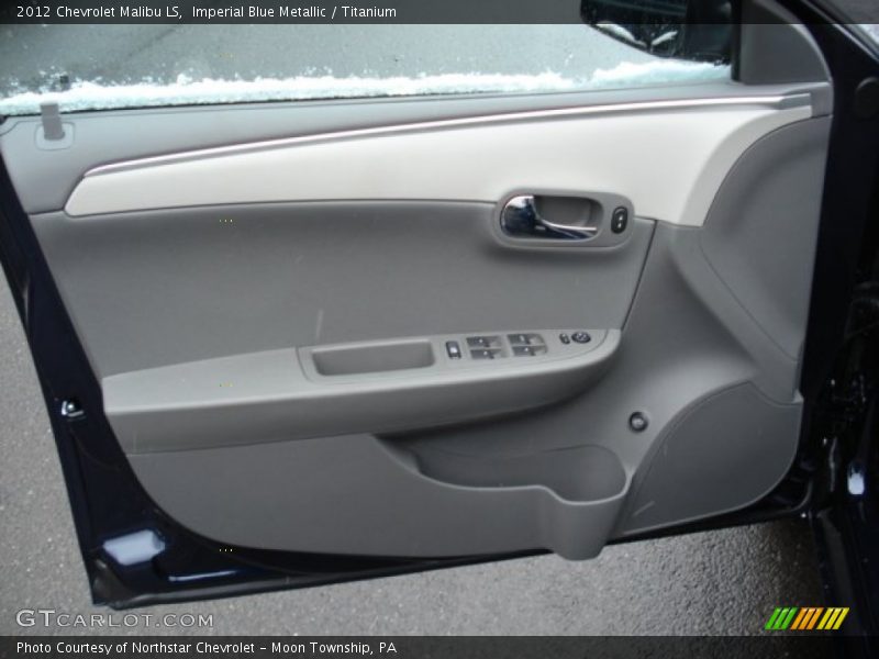 Imperial Blue Metallic / Titanium 2012 Chevrolet Malibu LS