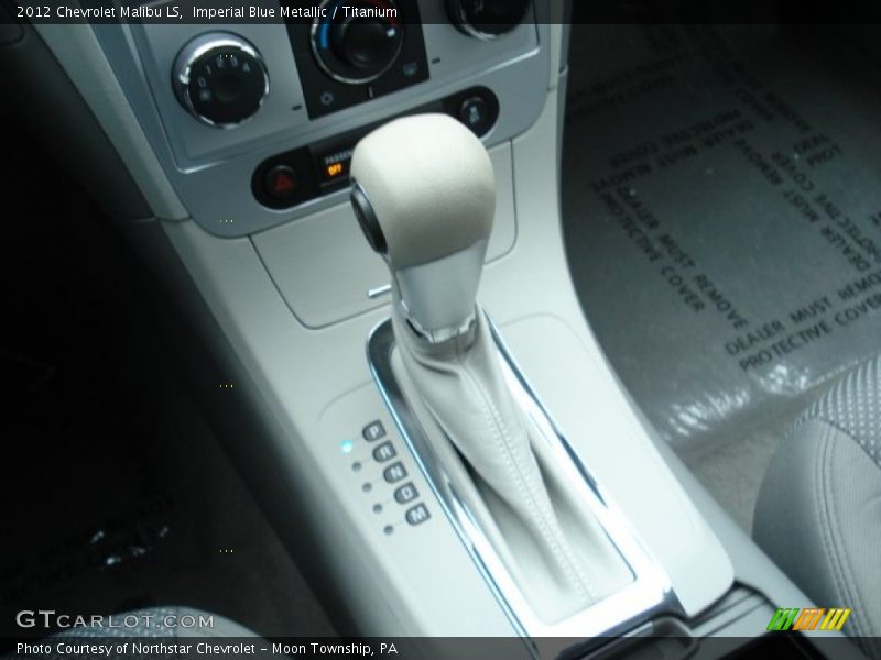 Imperial Blue Metallic / Titanium 2012 Chevrolet Malibu LS