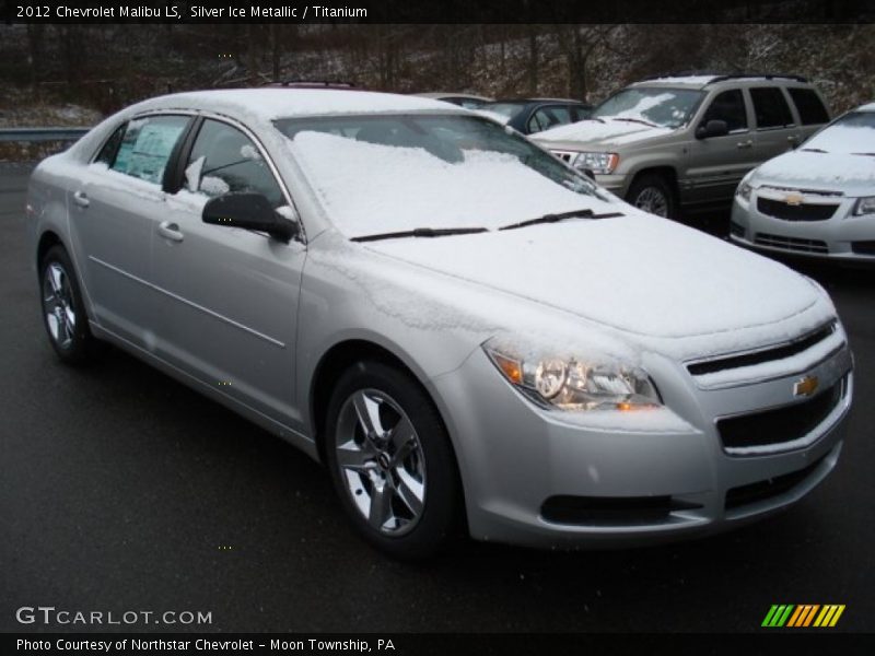 Silver Ice Metallic / Titanium 2012 Chevrolet Malibu LS