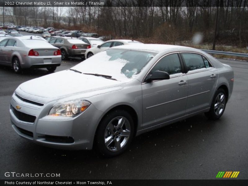 Silver Ice Metallic / Titanium 2012 Chevrolet Malibu LS