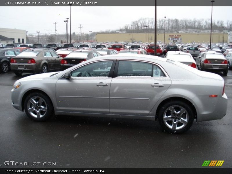 Silver Ice Metallic / Titanium 2012 Chevrolet Malibu LS