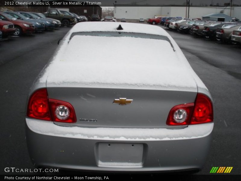 Silver Ice Metallic / Titanium 2012 Chevrolet Malibu LS