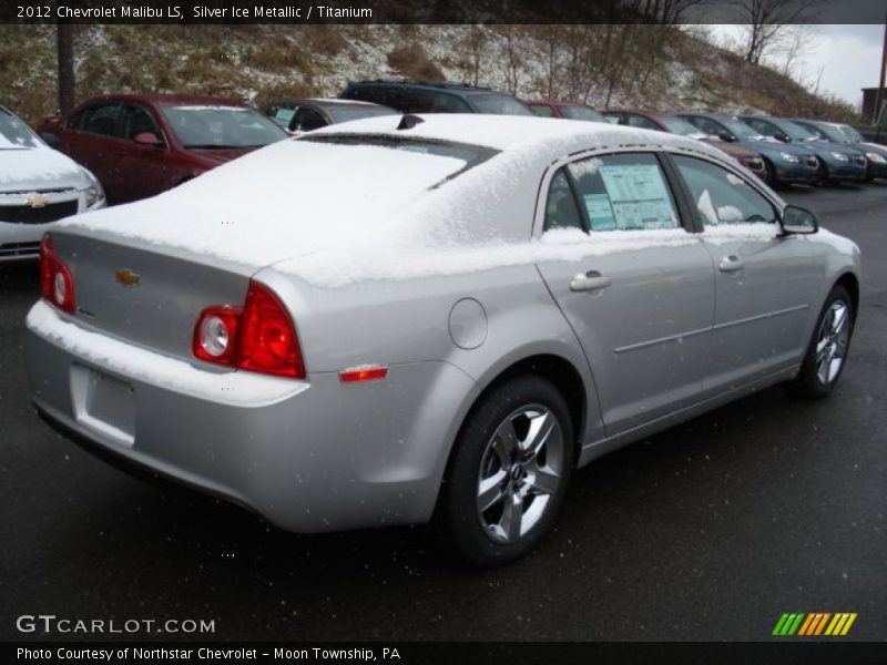 Silver Ice Metallic / Titanium 2012 Chevrolet Malibu LS