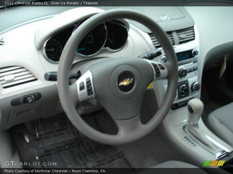 Silver Ice Metallic / Titanium 2012 Chevrolet Malibu LS