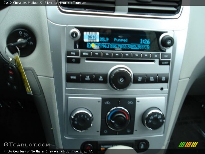 Silver Ice Metallic / Titanium 2012 Chevrolet Malibu LS