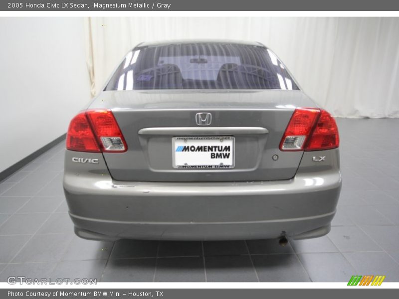 Magnesium Metallic / Gray 2005 Honda Civic LX Sedan
