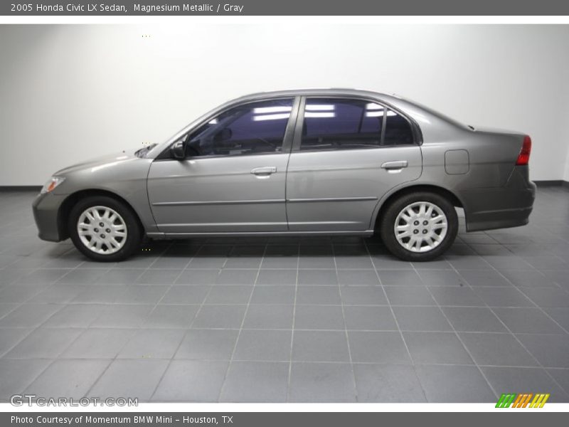 Magnesium Metallic / Gray 2005 Honda Civic LX Sedan