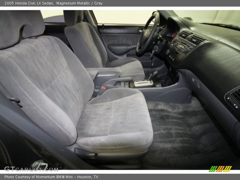 Magnesium Metallic / Gray 2005 Honda Civic LX Sedan