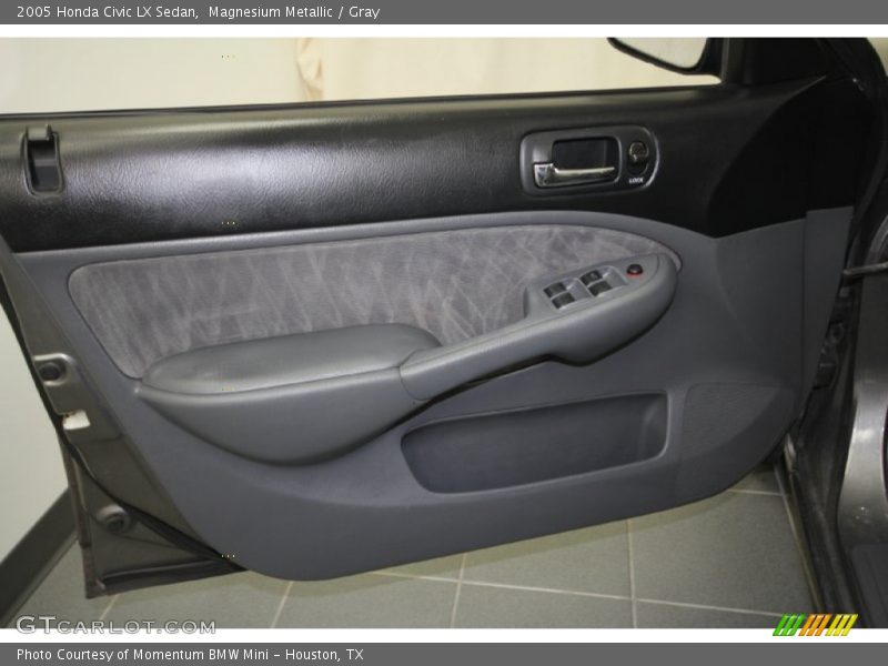 Magnesium Metallic / Gray 2005 Honda Civic LX Sedan