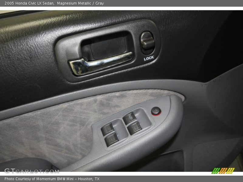 Magnesium Metallic / Gray 2005 Honda Civic LX Sedan