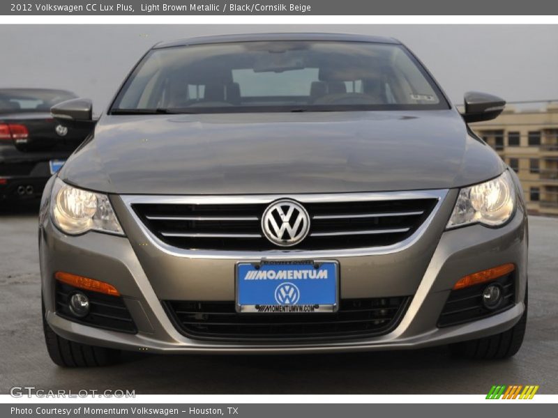 Light Brown Metallic / Black/Cornsilk Beige 2012 Volkswagen CC Lux Plus