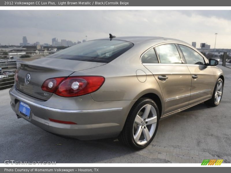 Light Brown Metallic / Black/Cornsilk Beige 2012 Volkswagen CC Lux Plus