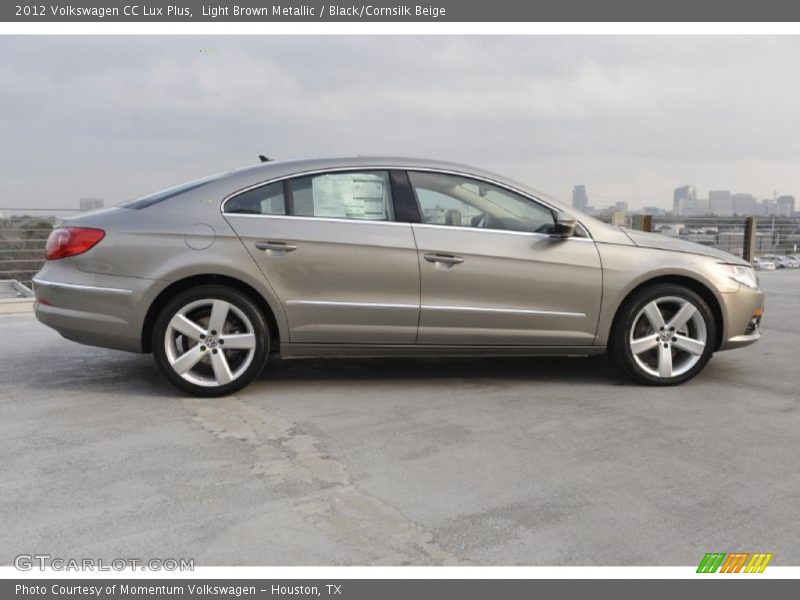 Light Brown Metallic / Black/Cornsilk Beige 2012 Volkswagen CC Lux Plus