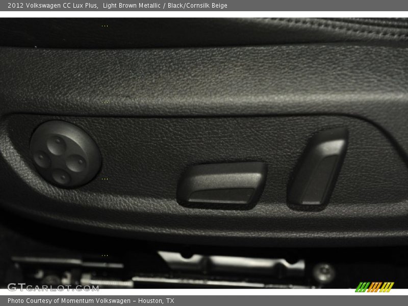 Light Brown Metallic / Black/Cornsilk Beige 2012 Volkswagen CC Lux Plus