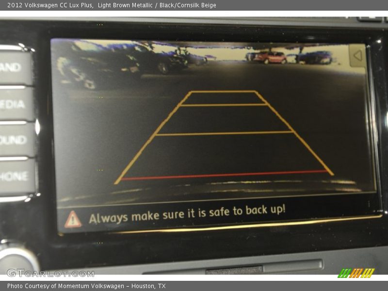 Light Brown Metallic / Black/Cornsilk Beige 2012 Volkswagen CC Lux Plus