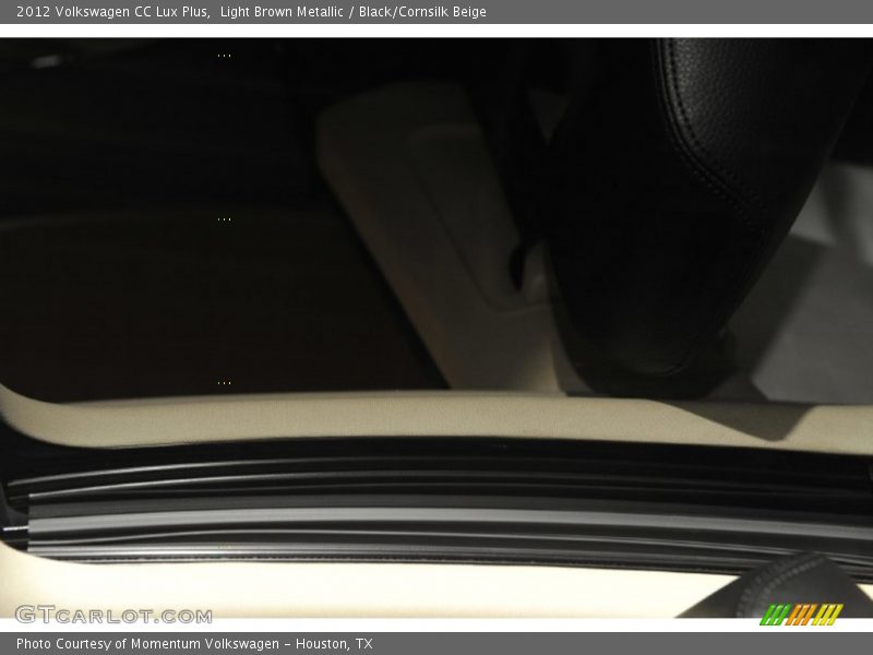 Light Brown Metallic / Black/Cornsilk Beige 2012 Volkswagen CC Lux Plus