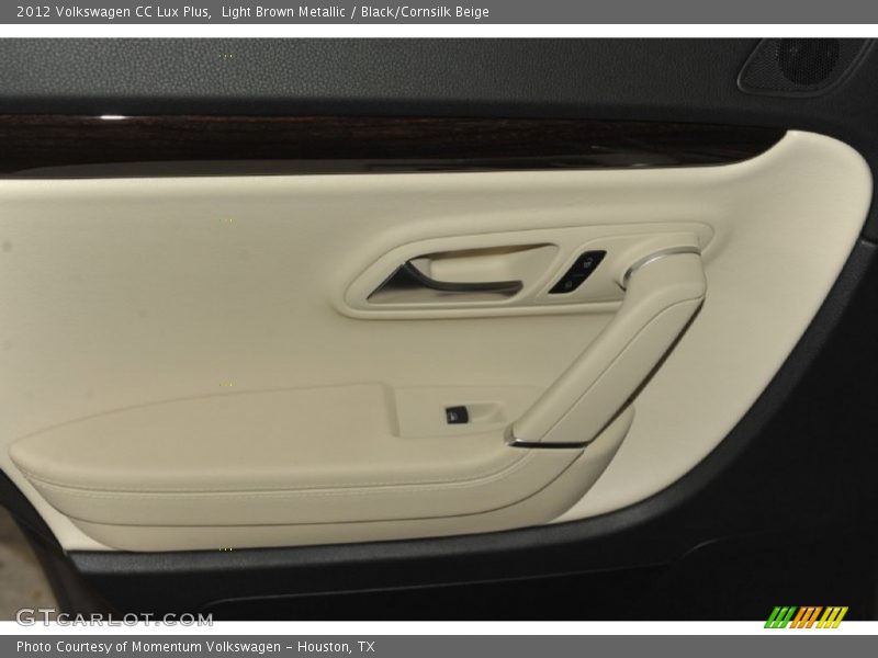 Light Brown Metallic / Black/Cornsilk Beige 2012 Volkswagen CC Lux Plus