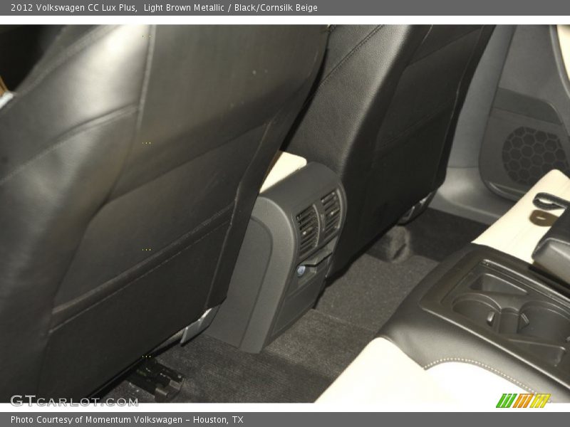 Light Brown Metallic / Black/Cornsilk Beige 2012 Volkswagen CC Lux Plus