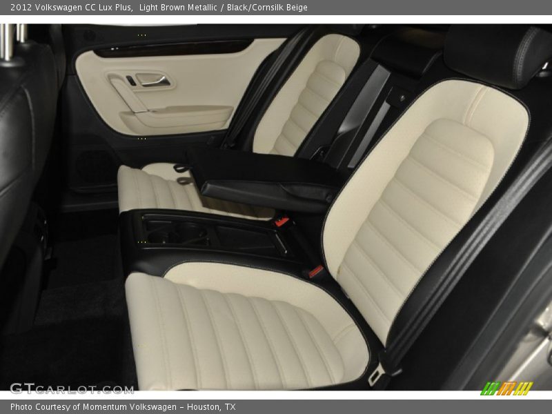 Light Brown Metallic / Black/Cornsilk Beige 2012 Volkswagen CC Lux Plus