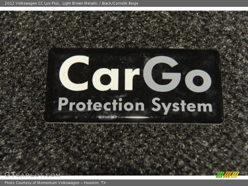 Light Brown Metallic / Black/Cornsilk Beige 2012 Volkswagen CC Lux Plus