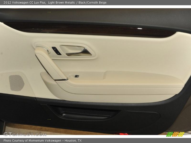 Light Brown Metallic / Black/Cornsilk Beige 2012 Volkswagen CC Lux Plus