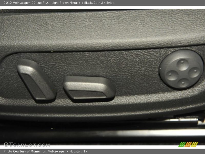 Light Brown Metallic / Black/Cornsilk Beige 2012 Volkswagen CC Lux Plus