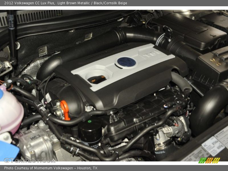 Light Brown Metallic / Black/Cornsilk Beige 2012 Volkswagen CC Lux Plus