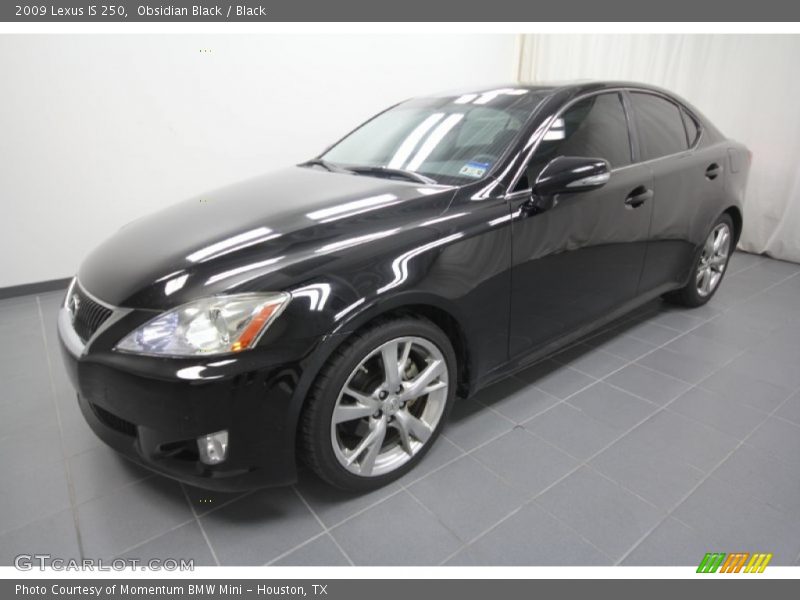 Obsidian Black / Black 2009 Lexus IS 250