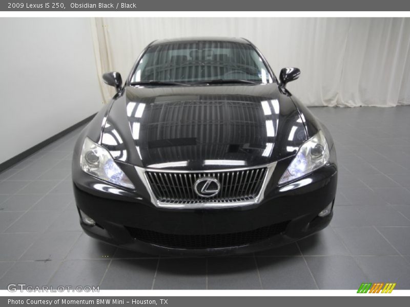 Obsidian Black / Black 2009 Lexus IS 250