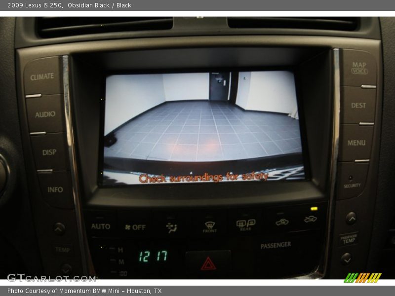 Obsidian Black / Black 2009 Lexus IS 250