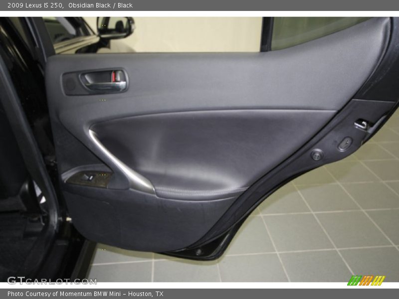 Obsidian Black / Black 2009 Lexus IS 250