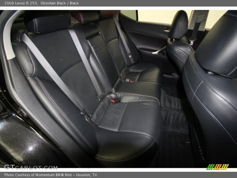 Obsidian Black / Black 2009 Lexus IS 250