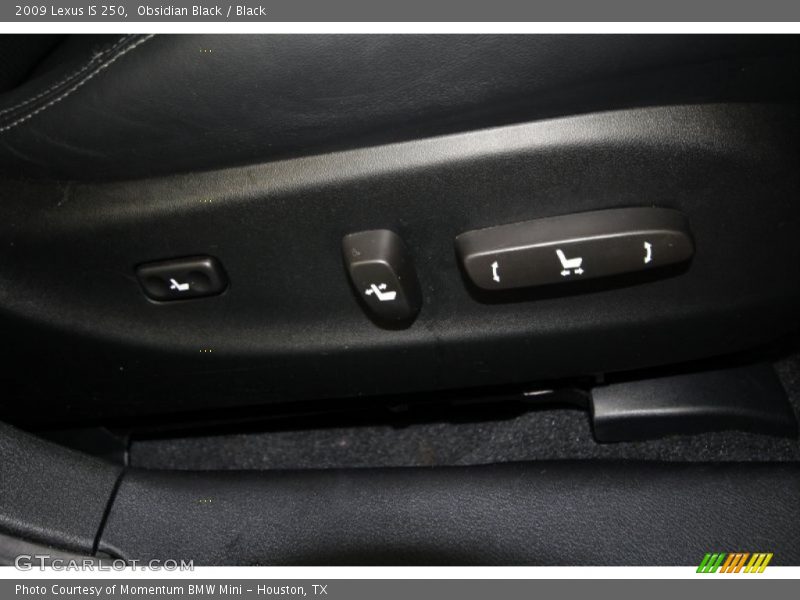 Obsidian Black / Black 2009 Lexus IS 250