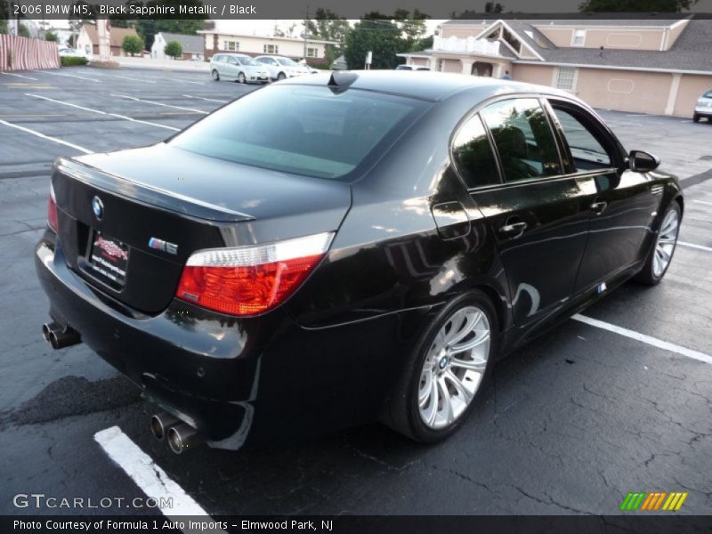 Black Sapphire Metallic / Black 2006 BMW M5