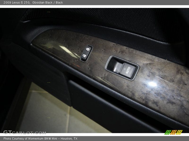 Obsidian Black / Black 2009 Lexus IS 250