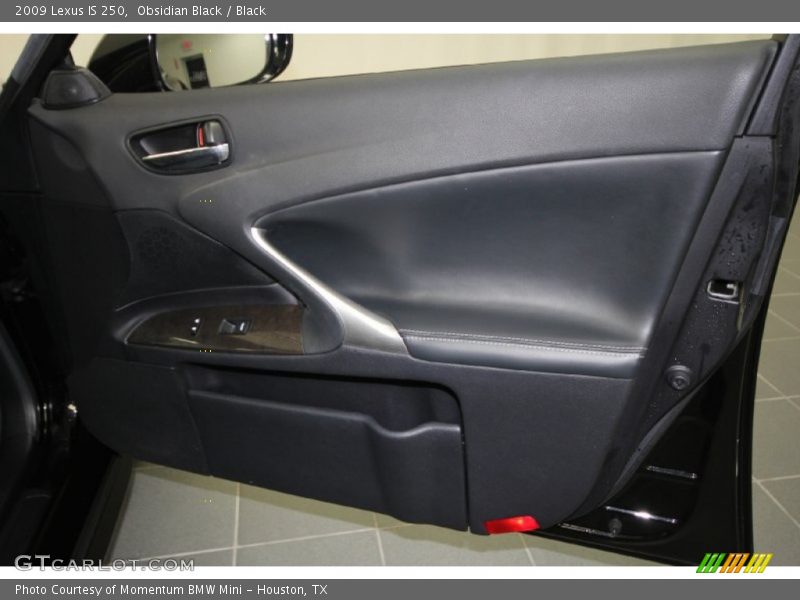 Obsidian Black / Black 2009 Lexus IS 250