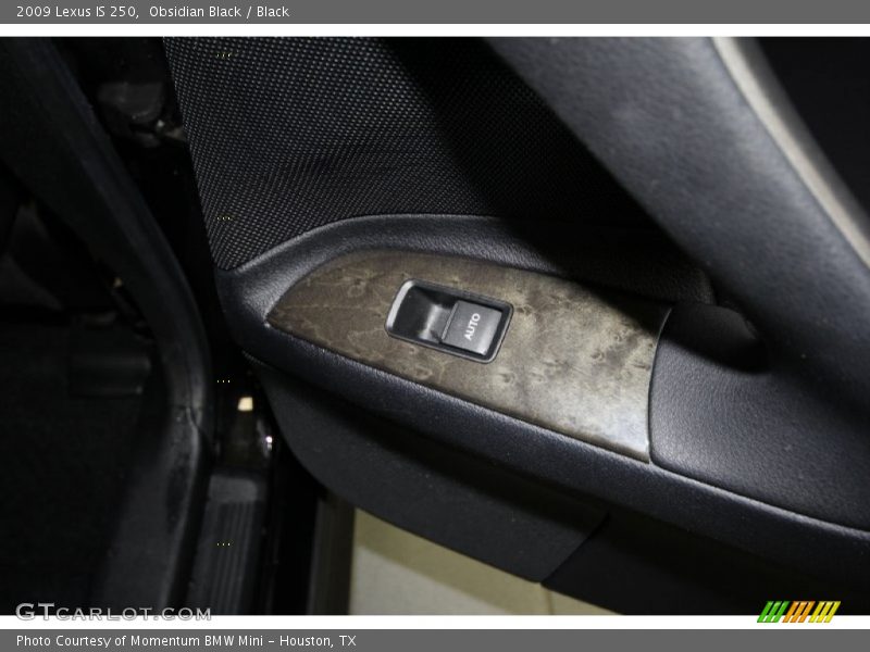 Obsidian Black / Black 2009 Lexus IS 250