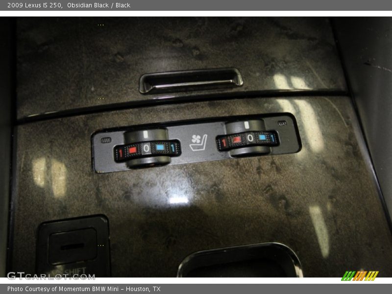 Obsidian Black / Black 2009 Lexus IS 250