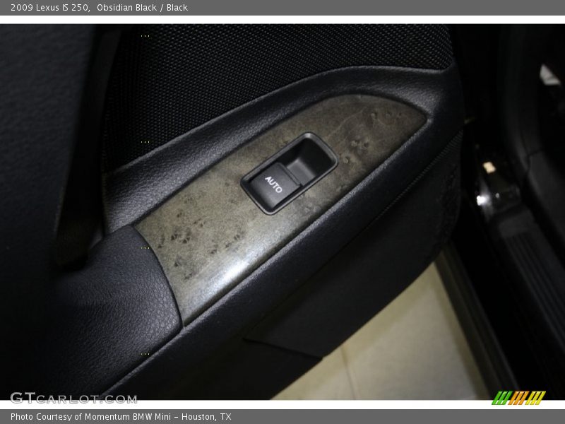 Obsidian Black / Black 2009 Lexus IS 250