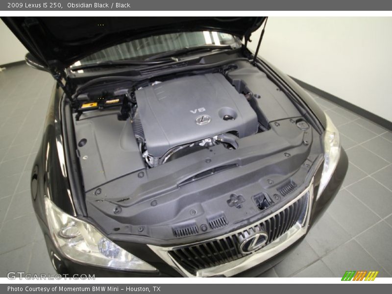 Obsidian Black / Black 2009 Lexus IS 250