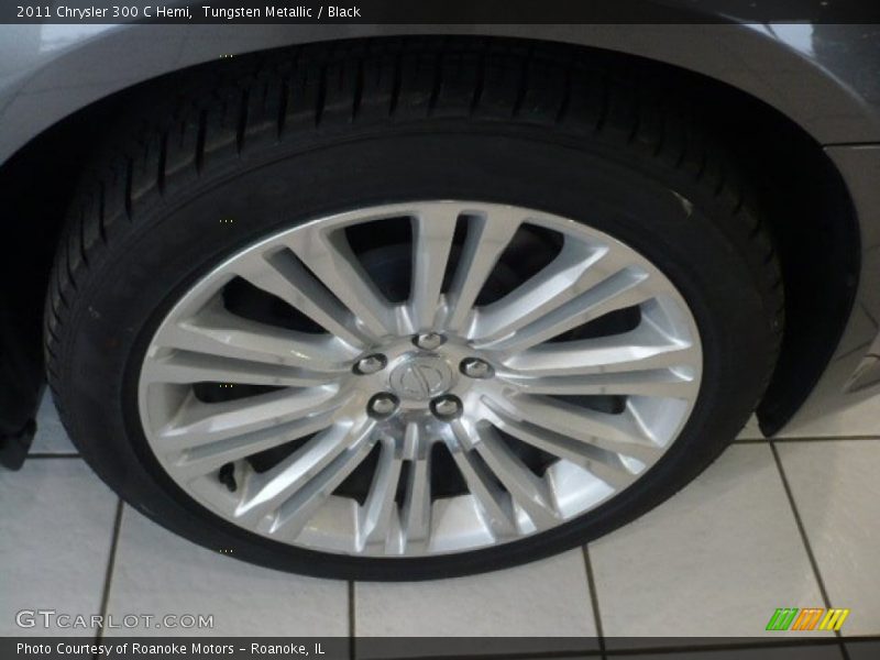 Tungsten Metallic / Black 2011 Chrysler 300 C Hemi