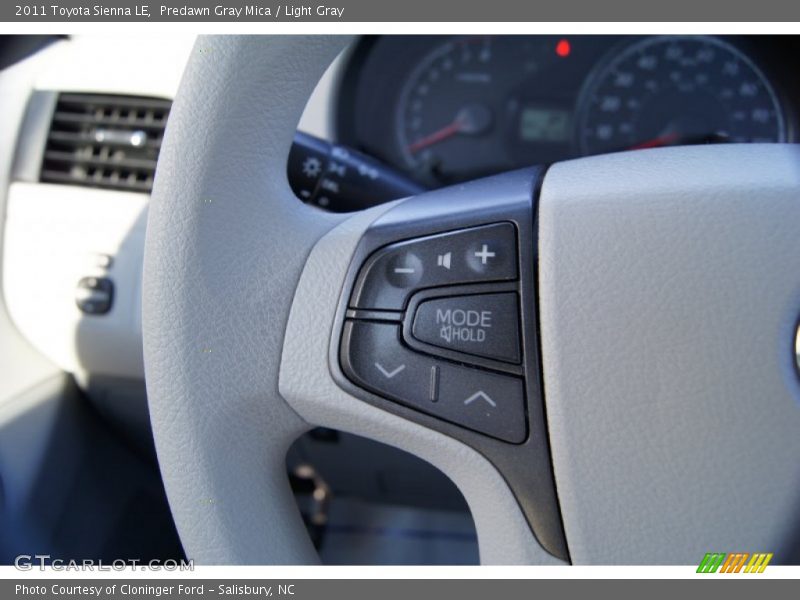 Predawn Gray Mica / Light Gray 2011 Toyota Sienna LE